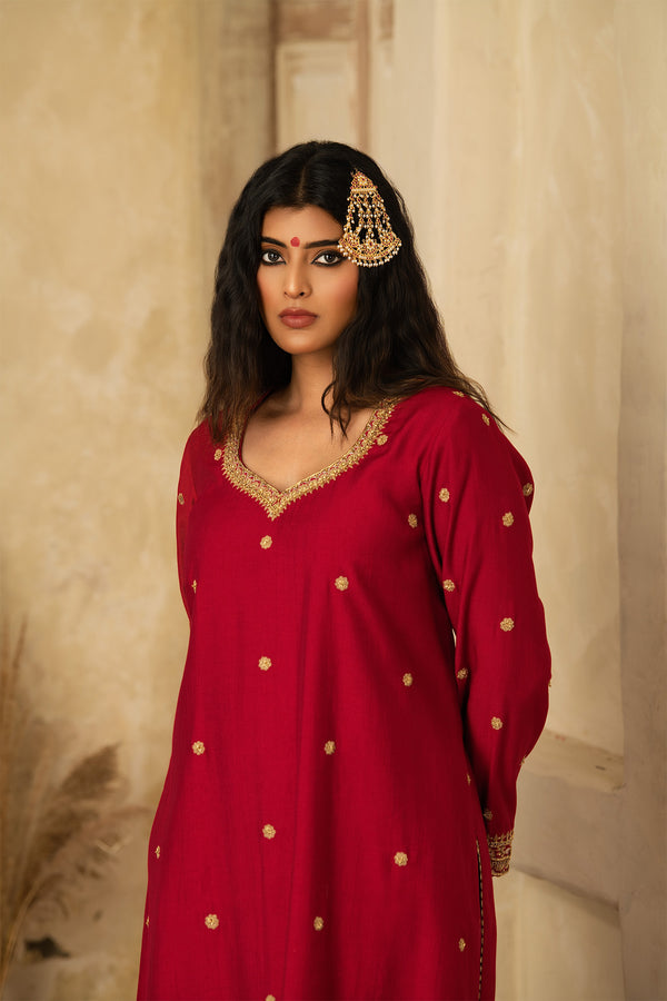 PINK DILKHUSH KURTA SET